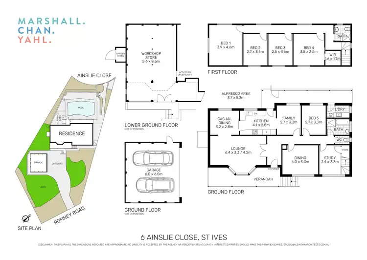 Floorplan of Homely house listing, 6 Ainslie Close, St Ives NSW 2075