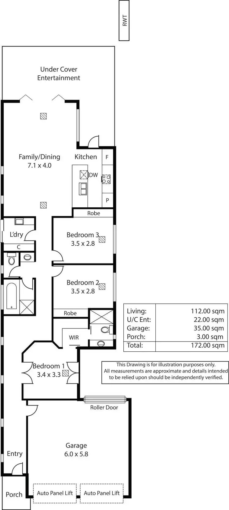 Floorplan of Homely house listing, 16B Barons Street, Tranmere SA 5073
