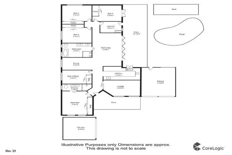 Floorplan of Homely house listing, 21 Cyprea Close, Trinity Beach QLD 4879