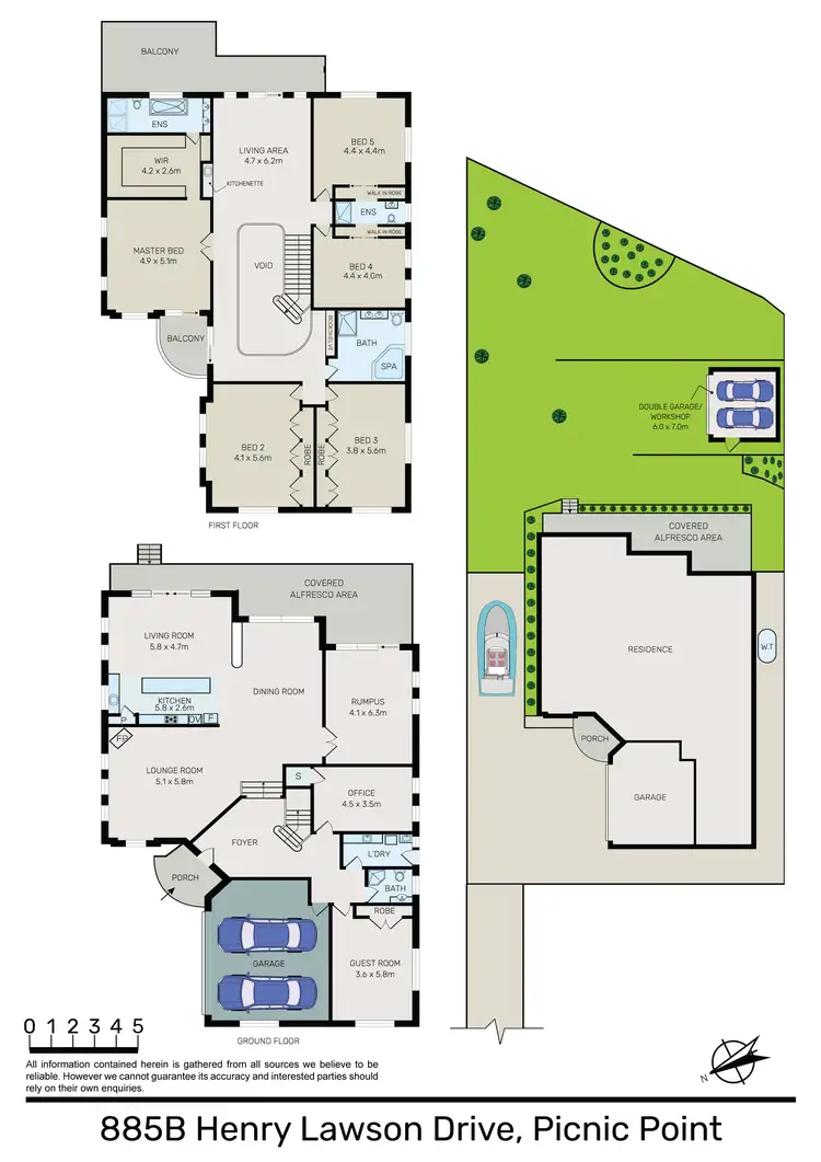 Floorplan of Homely house listing, 885b Henry Lawson Drive, Picnic Point NSW 2213
