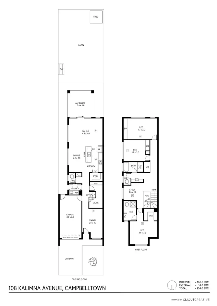 Floorplan of Homely house listing, 10b Kalimna Avenue, Campbelltown SA 5074