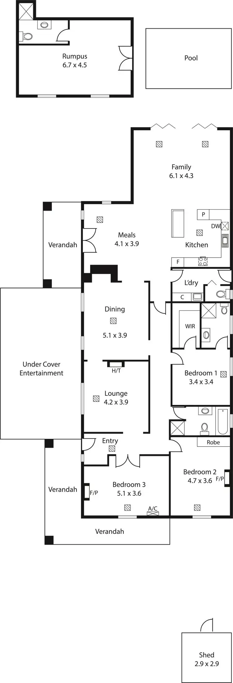 Floorplan of Homely house listing, 51 Stuart Road, Dulwich SA 5065