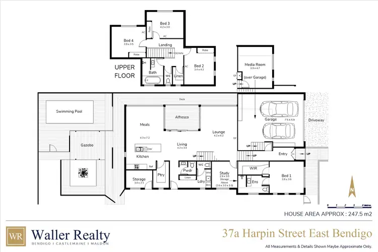Floorplan of Homely house listing, 37a Harpin Street, East Bendigo VIC 3550