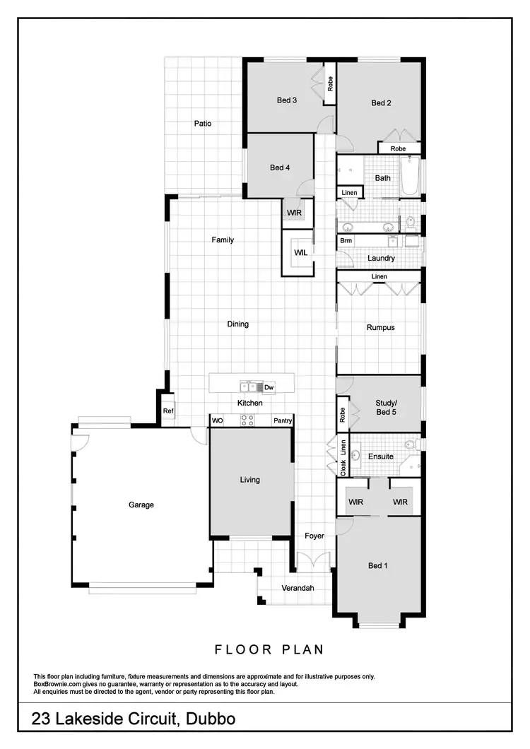 Floorplan of Homely house listing, 23 Lakeside Circuit, Dubbo NSW 2830