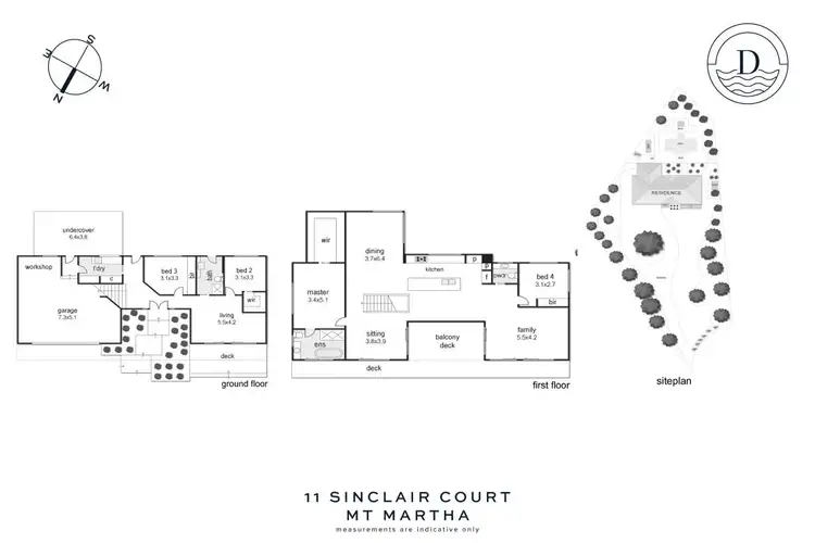 Floorplan of Homely house listing, 11 Sinclair Court, Mount Martha VIC 3934