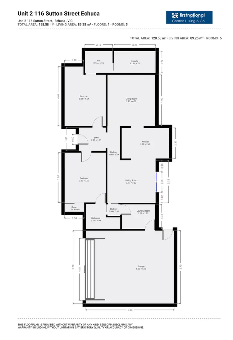 Floorplan of Homely block of units listing, 1,2 and 3/116 Sutton Street, Echuca VIC 3564