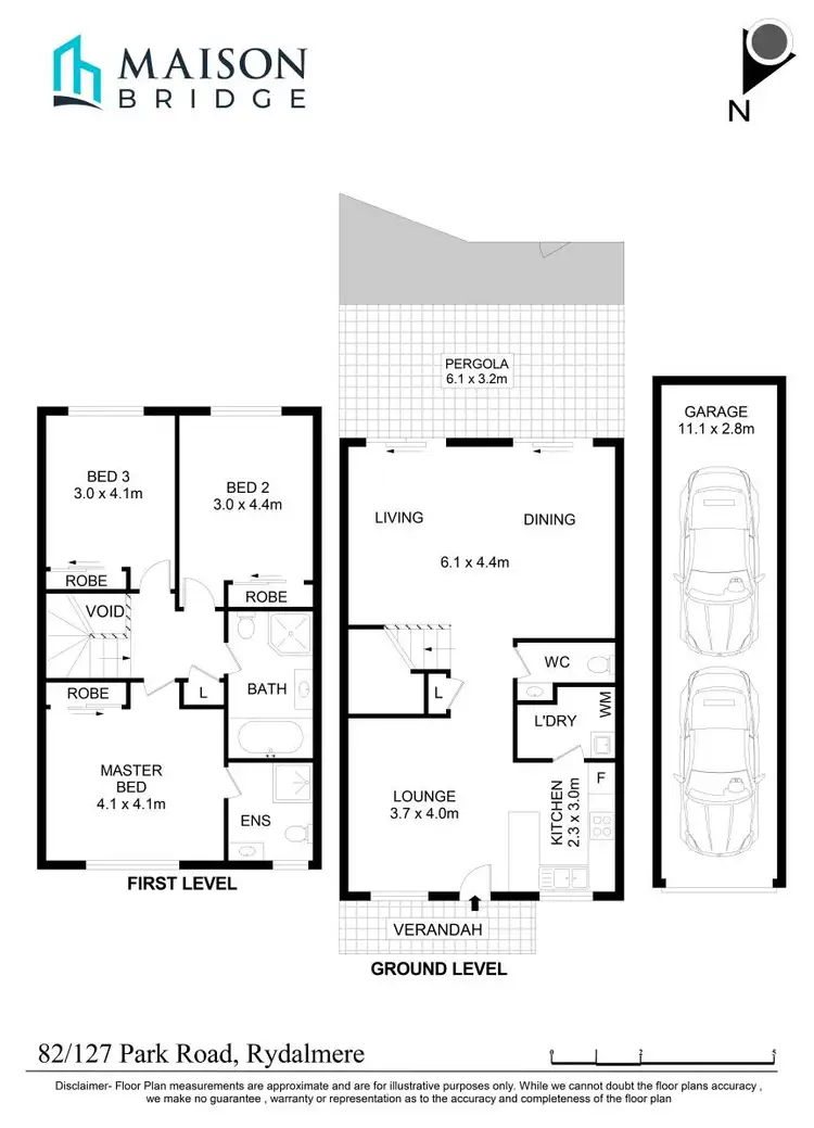 Floorplan of Homely townhouse listing, 82/127 Park Road, Rydalmere NSW 2116
