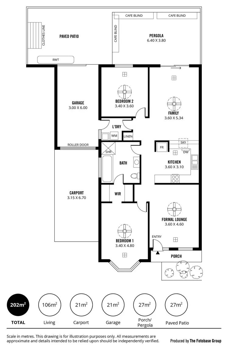 Floorplan of Homely townhouse listing, 4/51 Maesbury Street, Kensington SA 5068
