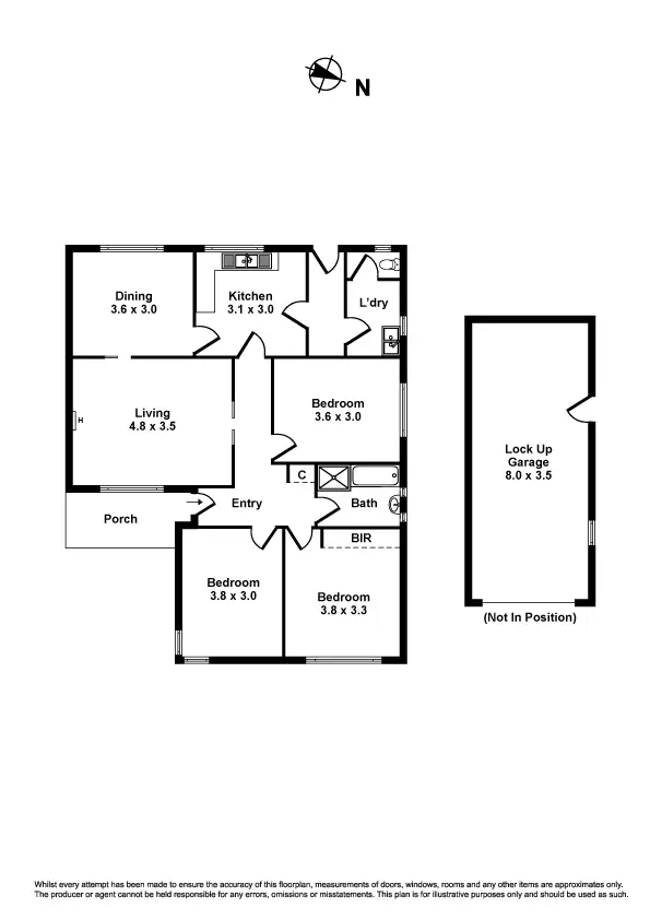 Floorplan of Homely house listing, 5 Fenfield Street, Altona VIC 3018