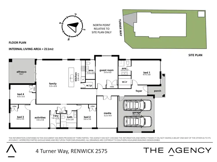 Floorplan of Homely house listing, 4 Turner Way, Renwick NSW 2575