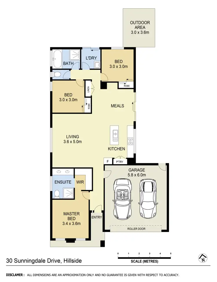 Floorplan of Homely house listing, 30 Sunningdale Drive, Hillside VIC 3037