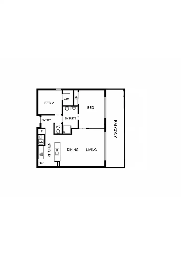 Floorplan of Homely apartment listing, 15/4 Ross Road, Queanbeyan NSW 2620