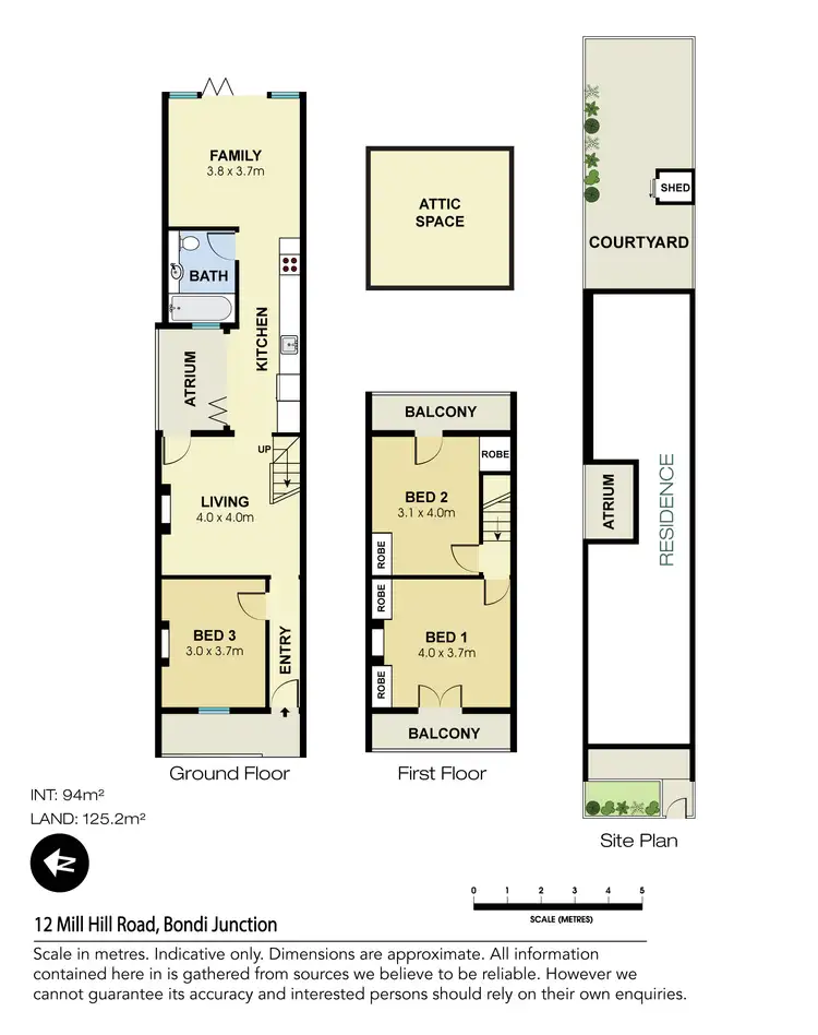 Floorplan of Homely house listing, 12 Mill Hill Road, Bondi Junction NSW 2022