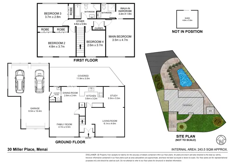 Floorplan of Homely house listing, 30 Miller Place, Menai NSW 2234