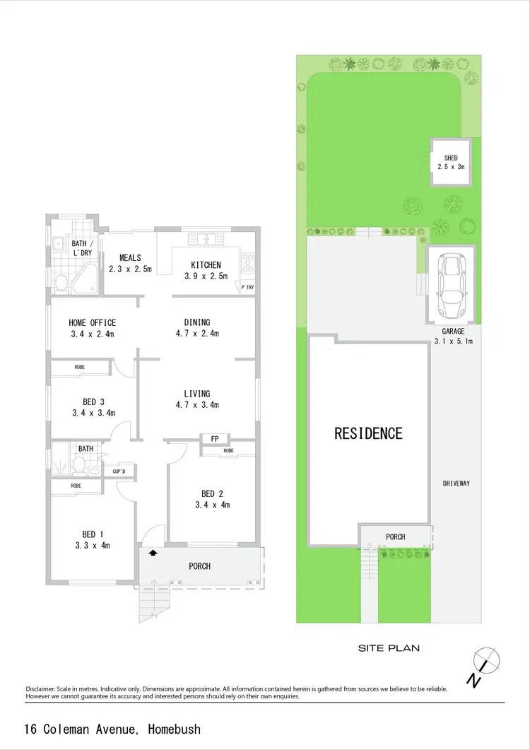 Floorplan of Homely house listing, 16 Coleman Avenue, Homebush NSW 2140