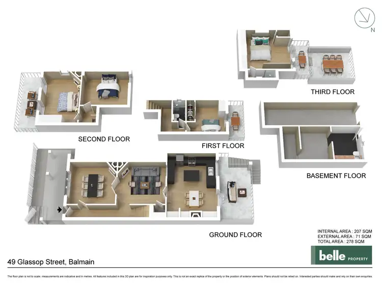 Floorplan of Homely house listing, 49 Glassop Street, Balmain NSW 2041