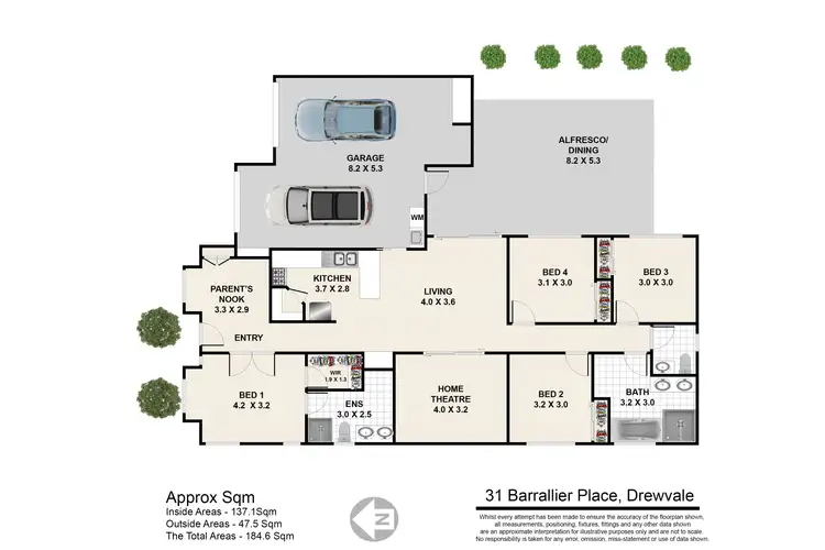 Floorplan of Homely house listing, 31 Barrallier Place, Drewvale QLD 4116