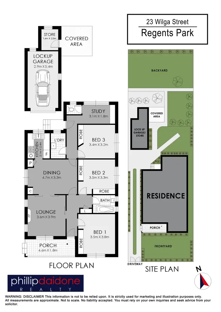 Floorplan of Homely house listing, 23 Wilga Street, Regents Park NSW 2143