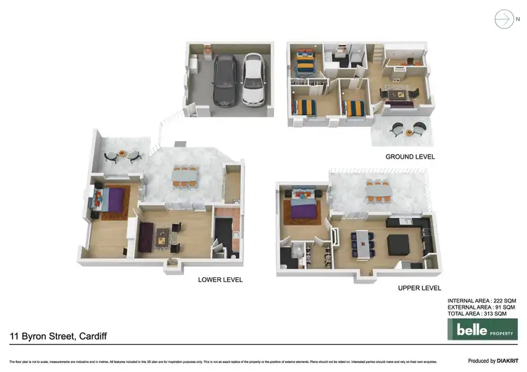 Floorplan of Homely house listing, 11 Byron Street, Cardiff NSW 2285