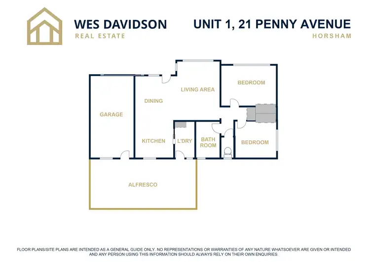 Floorplan of Homely house listing, 1/21 Penny Avenue, Horsham VIC 3400