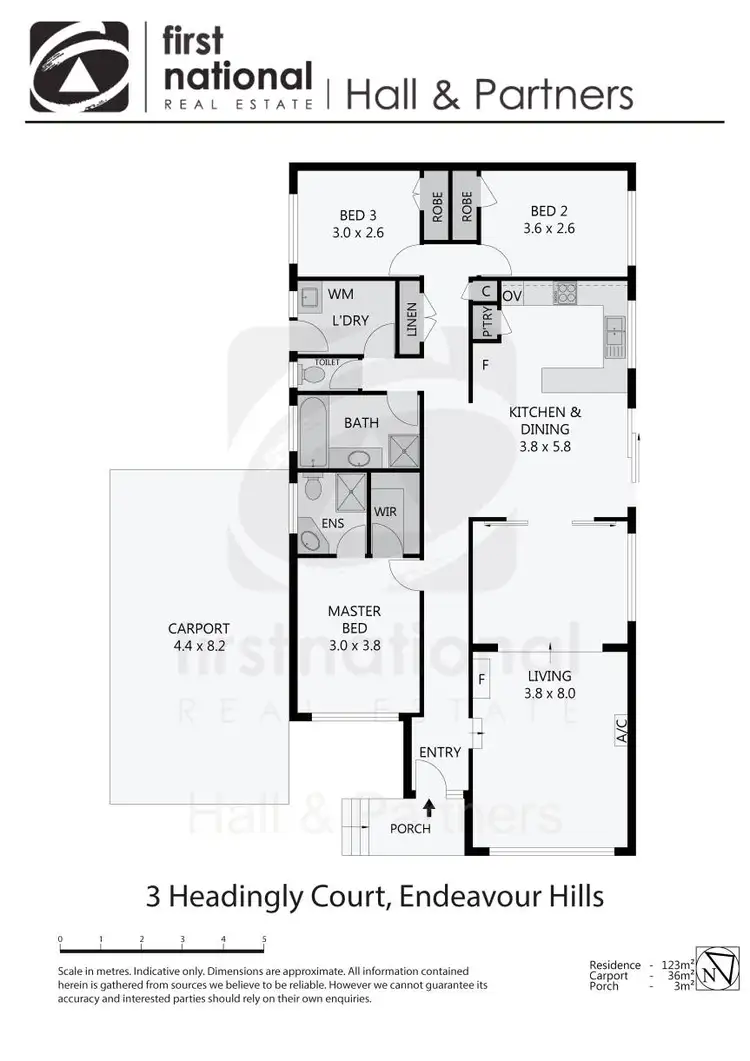 Floorplan of Homely house listing, 3 Headingly Court, Endeavour Hills VIC 3802