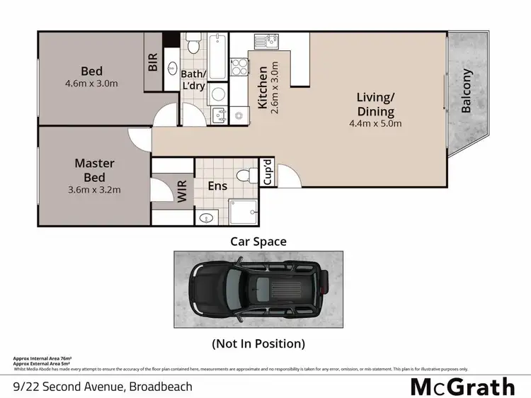 Floorplan of Homely apartment listing, 9/22 Second Avenue, Broadbeach QLD 4218