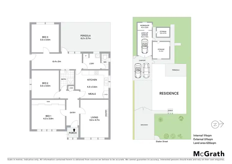 Floorplan of Homely house listing, 20 Sladen Street, Hamlyn Heights VIC 3215