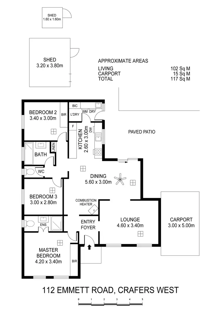 Floorplan of Homely house listing, 112 Emmett Road, Crafers West SA 5152