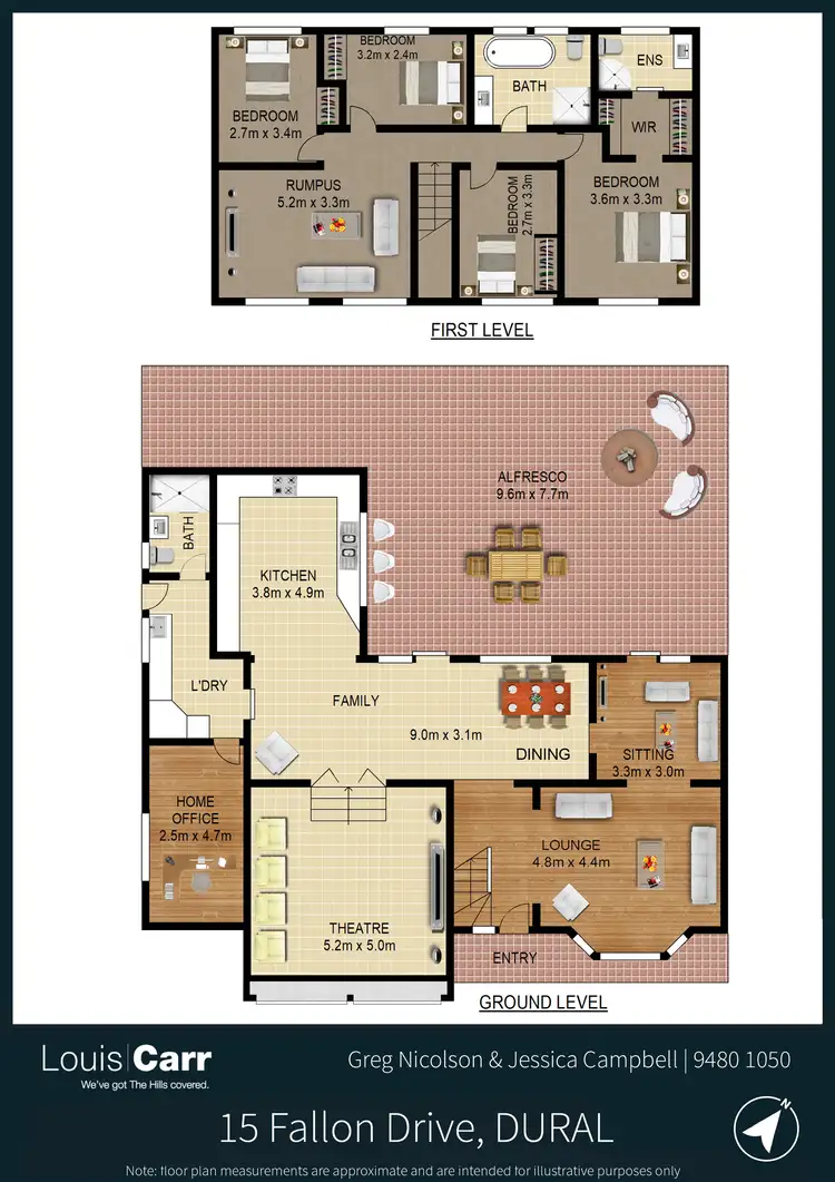Floorplan of Homely house listing, 15 Fallon Drive, Dural NSW 2158