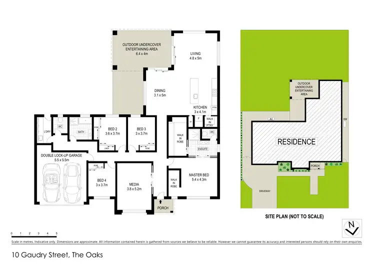 Floorplan of Homely house listing, 10 Gaudry Street, The Oaks NSW 2570