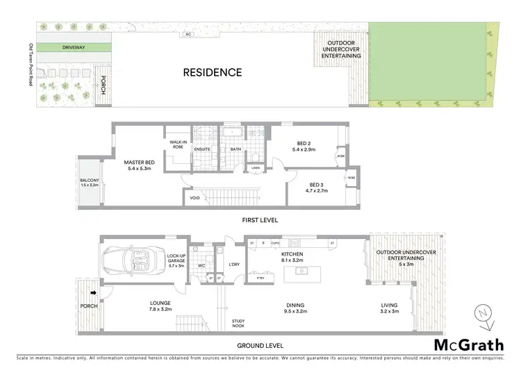 Floorplan of Homely semi-detached listing, 65A Old Taren Point Road, Taren Point NSW 2229