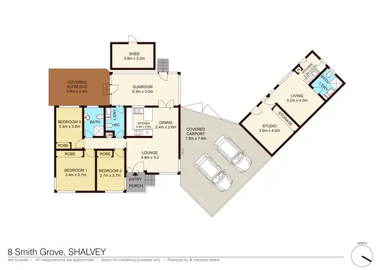 Floorplan of Homely house listing, 8 Smith Grove, Shalvey NSW 2770