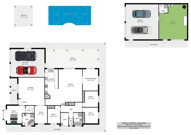 Floorplan of Homely house listing, 80 - 82 Adams Street, Corowa NSW 2646