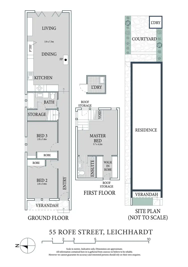 Floorplan of Homely house listing, 55 Rofe Street, Leichhardt NSW 2040
