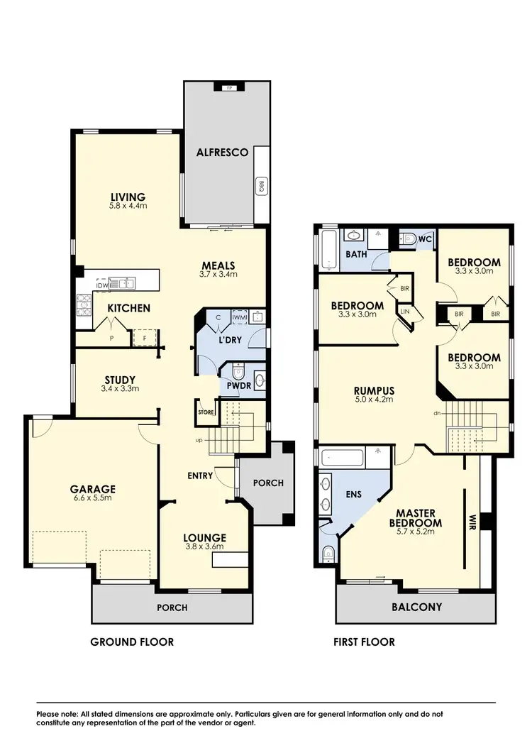 Floorplan of Homely house listing, 5 Dowie Place, Caroline Springs VIC 3023