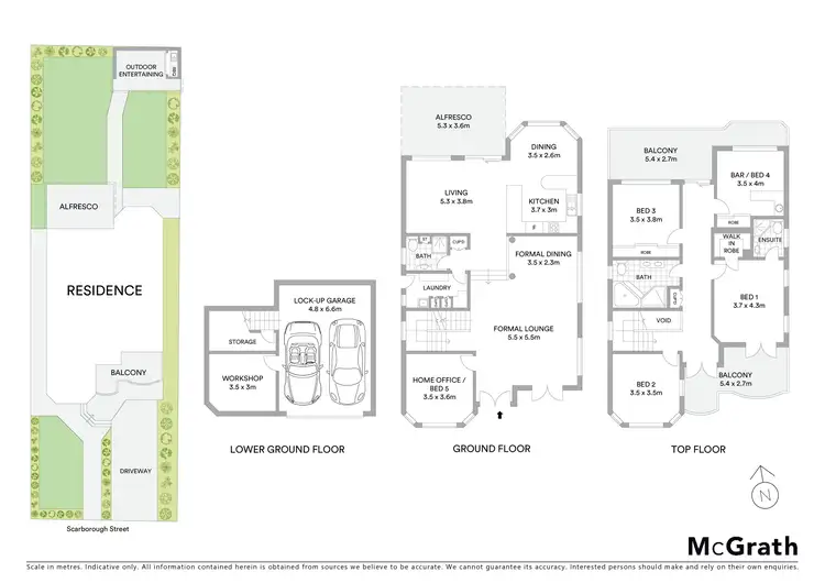 Floorplan of Homely house listing, 25 Scarborough Street, Monterey NSW 2217