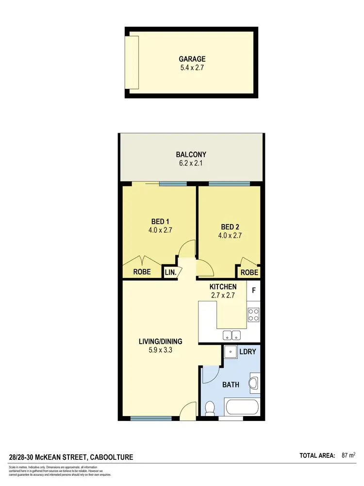 Floorplan of Homely unit listing, 28/28-30 McKean Street, Caboolture QLD 4510
