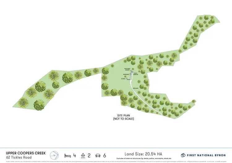 Floorplan of Homely rural property listing, 62 Tickles Road, Upper Coopers Creek NSW 2482