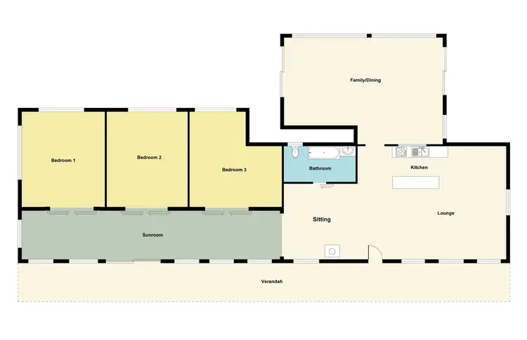 Floorplan of Homely house listing, 203 Morris Lane, Moonambel VIC 3478