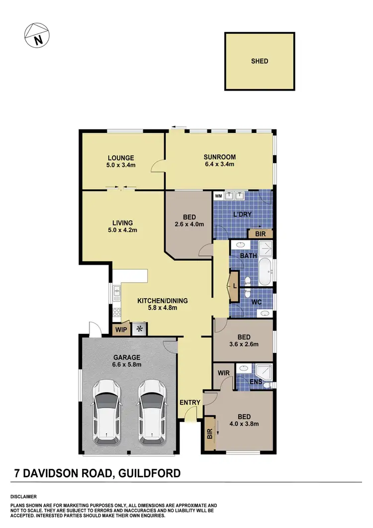 Floorplan of Homely house listing, 7 Davidson Road, Guildford NSW 2161