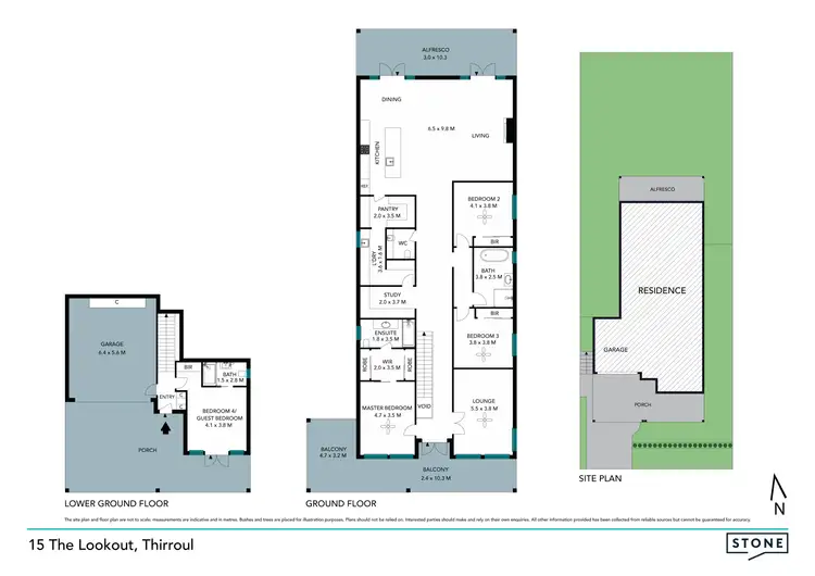 Floorplan of Homely house listing, 15 The Lookout, Thirroul NSW 2515