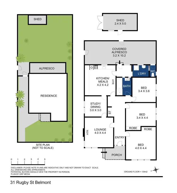 Floorplan of Homely house listing, 31 Rugby Street, Belmont VIC 3216