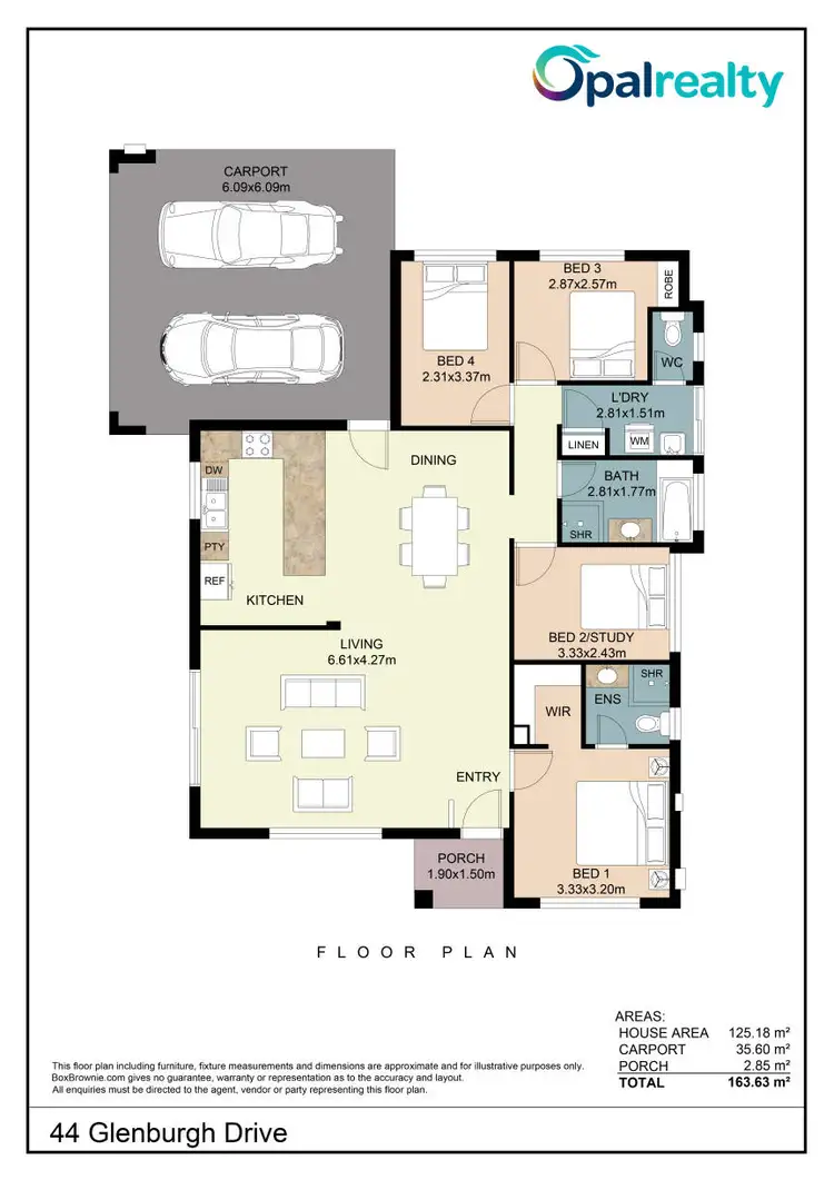 Floorplan of Homely house listing, 44 Glenburgh Drive, Golden Bay WA 6174