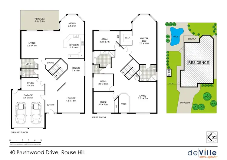 Floorplan of Homely house listing, 40 Brushwood Drive, Rouse Hill NSW 2155