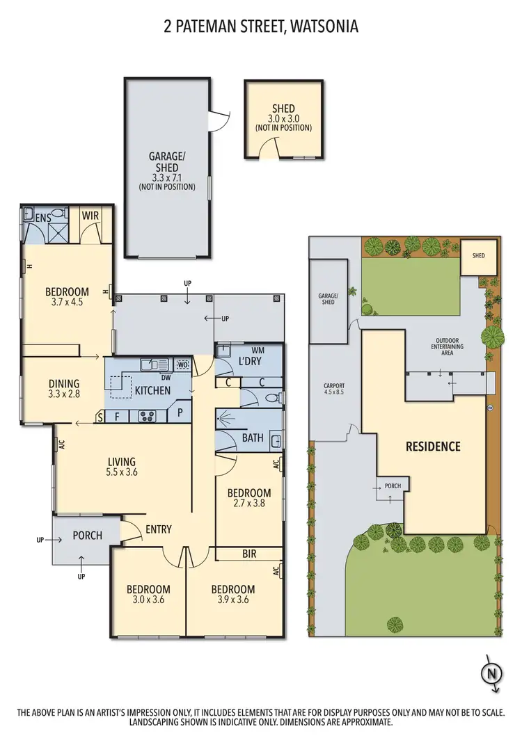 Floorplan of Homely house listing, 2 Pateman Street, Watsonia VIC 3087