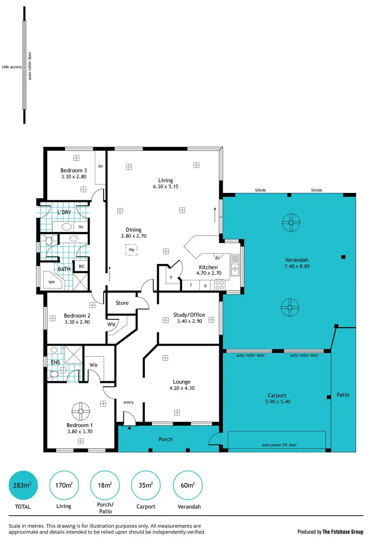 Floorplan of Homely house listing, 5 Melrose Court, Happy Valley SA 5159