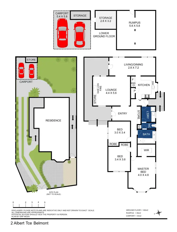 Floorplan of Homely house listing, 2 Albert Terrace, Belmont VIC 3216