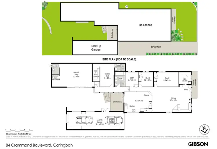 Floorplan of Homely house listing, 84 Crammond Boulevard, Caringbah NSW 2229