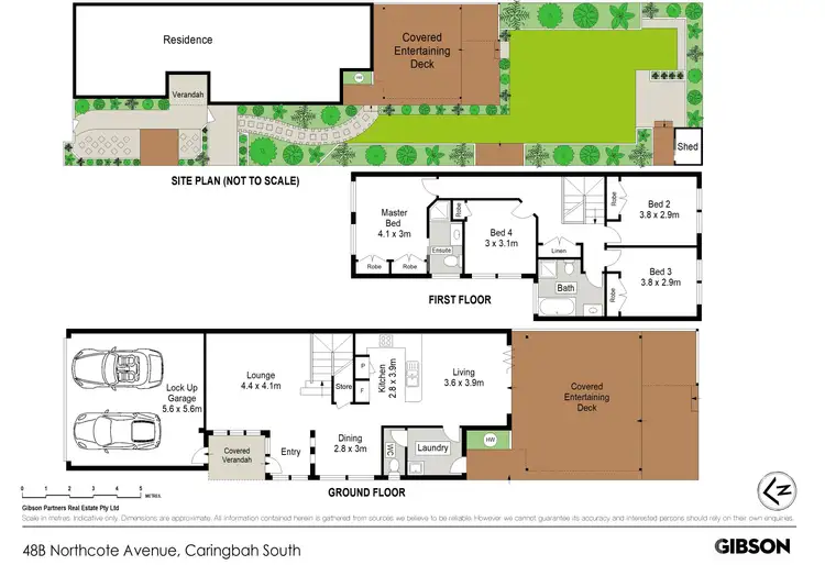 Floorplan of Homely semi-detached listing, 48B Northcote Ave, Caringbah South NSW 2229