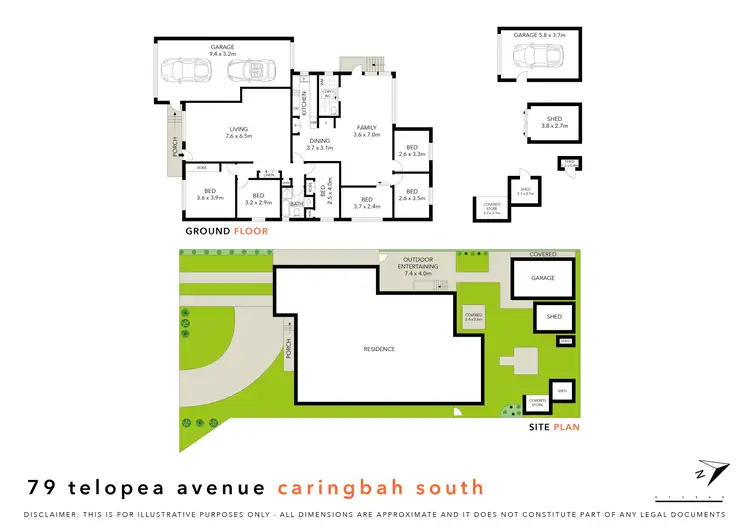 Floorplan of Homely house listing, 79 Telopea Avenue, Caringbah South NSW 2229